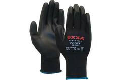 OXXA PU-Flex handschoen zwart maat 9 12pr/pak 20pak/doos