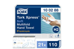 Tork Xpress® Zachte Multifold Handdoek Premium 2-laags wit