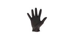 CMT soft nitril handschoenen zwart poedervrij medium (7-8)