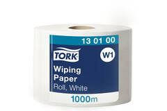 Tork Wiping Rol Poetspapier 1-laags wit