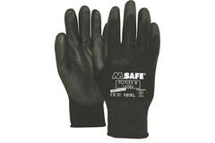 M-Safe 12 paar Nylon PU Perfect Touch werkhandschoen
