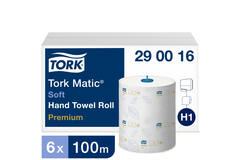 Tork Matic® Zachte Handdoekrol Premium wit 2-laags
