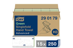 Tork Z-vouw Handdoek Advanced 2-laags groen