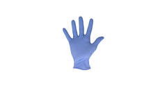CMT soft nitril handschoenen violetblauw poedervrij large (8-9)