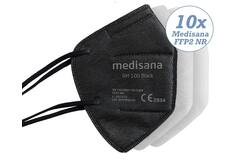 Medisana FFP2 Mondmasker Zwart - CE gecertificeerd EN149 10st