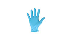 CMT soft nitril handschoenen blauw poedervrij food grade medium (7-8)