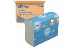 Kleenex® handdoek Ultra, Multifold, 2-laags, wit, 23,8x20,3cm, 16x150st