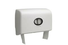 Aquarius® toiletpapier dispenser duo mini-jumbo wit 292x459x120mm