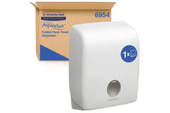Aquarius® handdoek dispenser C-vouw wit 407x317x150mm