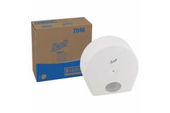 Scott® CONTROL toilettissue dispenser, centrefeed, jumbo, wit, 313x307x127mm