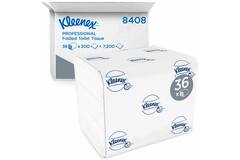 Kleenex® toiletpapier Ultra 2-laags wit gevouwen 186x11cm 36x200vel