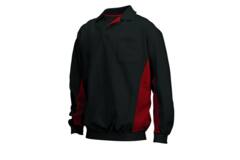 Tricorp Polosweater Bicolor Borstzak Black/Red S