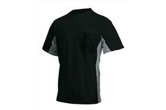 Tricorp T-Shirt Bicolor Borstzak Black/Grey XXL
