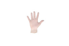 CMT latex handschoenen wit poedervrij large (8-9)