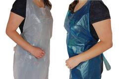 Medi-Inn Plastic beschermend schort 75x160 cm - 100 stuks - wit
