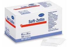 Hartmann Soft Zellin alcoholdeppers - gevouwen tot 30x30mm per 100st