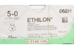 Ethilon 5-0 668H naald C-2 hechtdraad 45cm