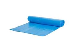 Afvalzak LDPE (gerecycled) 70x110cm T60 blauw 10x20st 200st/doos (120ltr)