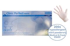 Medi-Inn Clinic Perfect handschoen hypoallergeen nitril wit S (6-7) 200st/disp