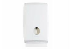 Aquarius® handdoek dispenser, Slimfold, wit, 380x239x80mm
